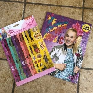 NEW JoJo Siwa Folder Sticker Set Bundle
